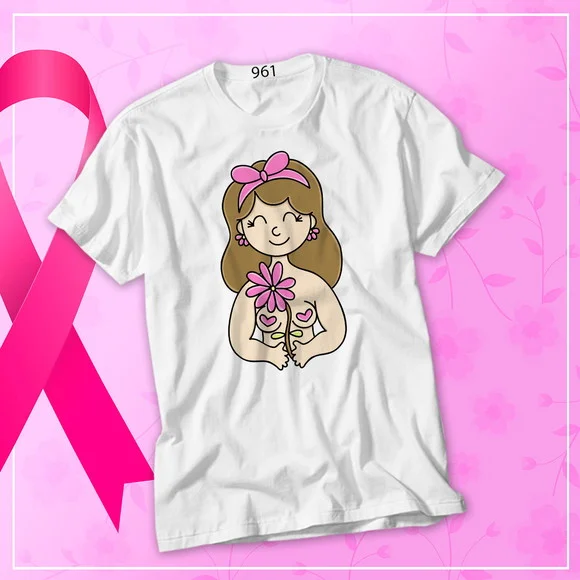 Camiseta Outubro Rosa Quem se Ama se Cuida