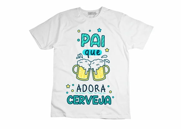 Camiseta Pai Que Adora Cerveja