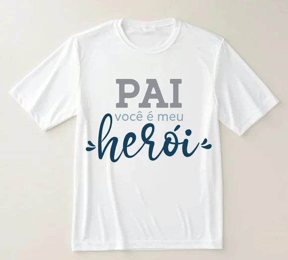 Camiseta Pai Você É Meu Herói