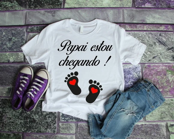Camiseta Papai Estou Chegando