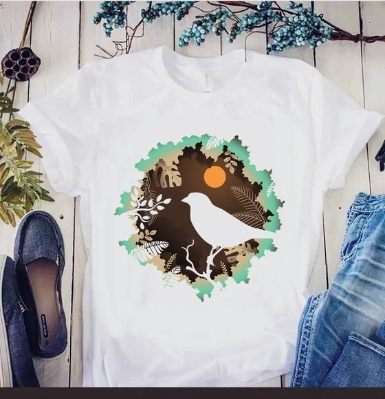 Camiseta Pássaro
