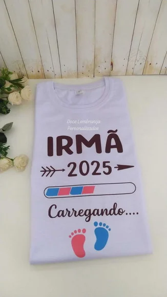 Camiseta Personalizada Promovida a Irmã Mais Velha