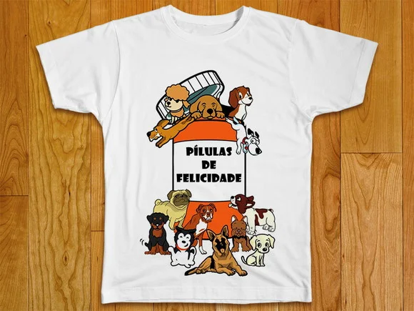 Camiseta Pílulas de Felicidade