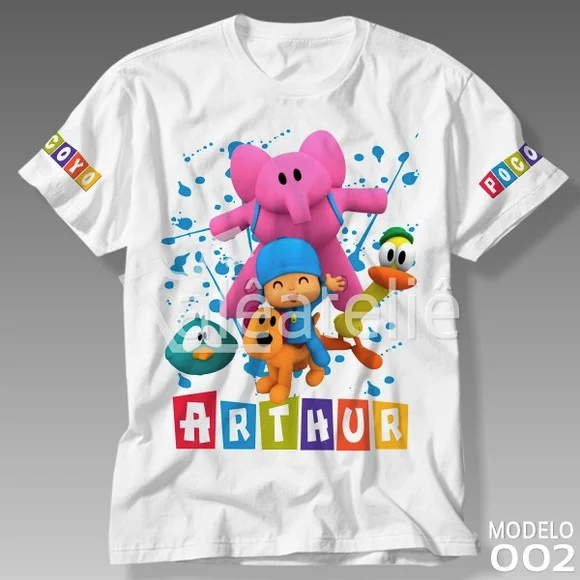 Camiseta Pocoyo Personalizada