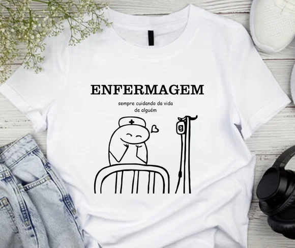 Camiseta Profissão Enfermagem
