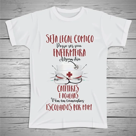 Camiseta Profissão Enfermagem