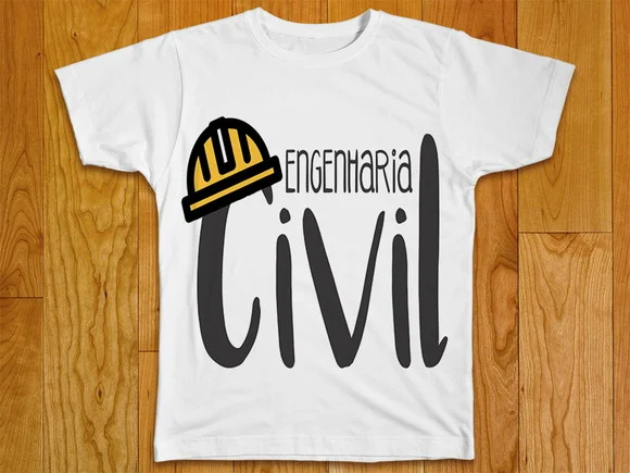Camiseta Profissão Engenharia Civil