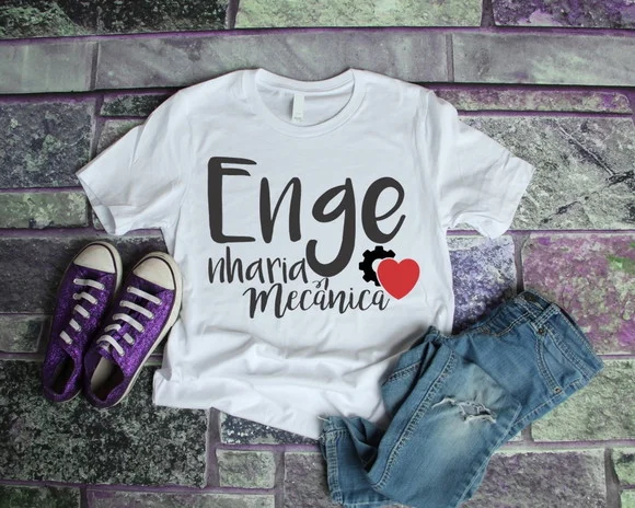 Camiseta Profissão - Engenharia Mecânica