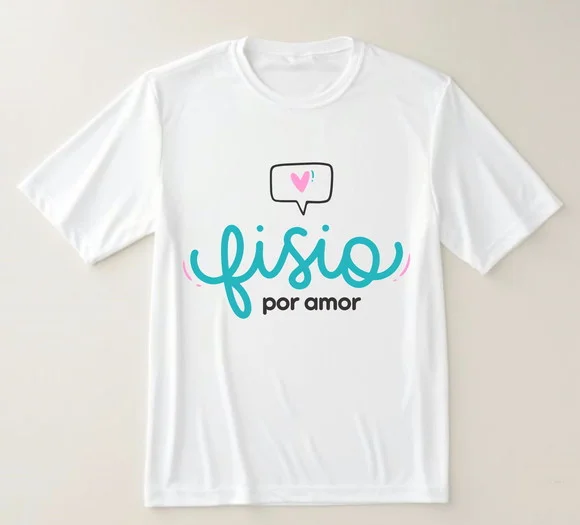 Camiseta Profissão Fisio Por Amor