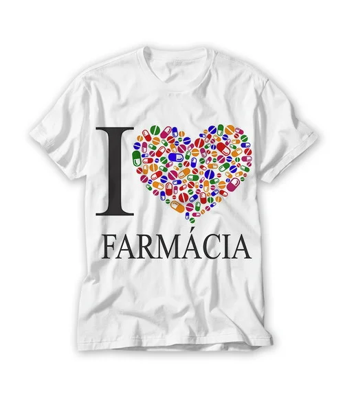 Camiseta Profissão I Love Farmácia