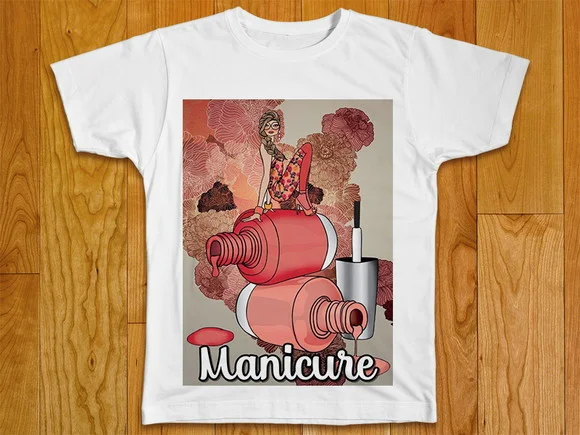 Camiseta Profissão Manicure