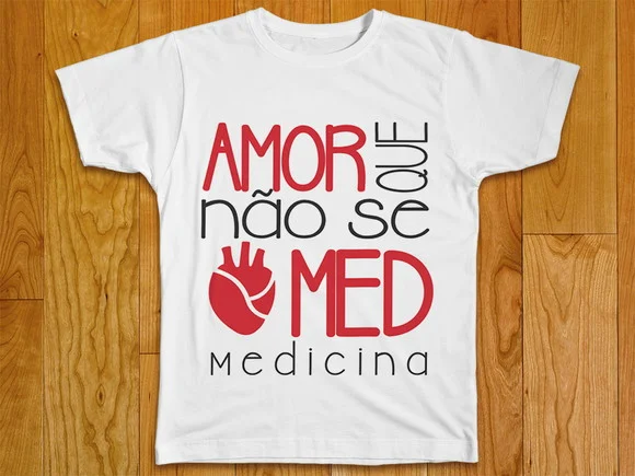 Camiseta Profissão Medicina