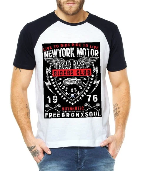 Camiseta Raglan New York Motor