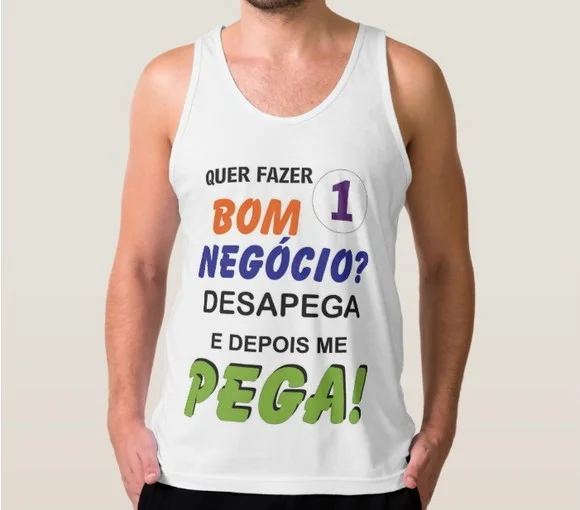 Camiseta Regata Desapega e Depois me pega