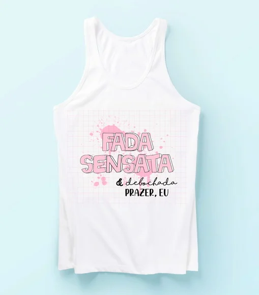Camiseta Regata Feminina Fada Sensata