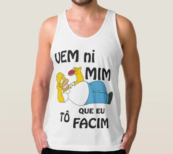 Camiseta Regata Vem Nim Mim