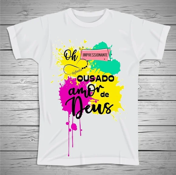 Camiseta Religiosa Amor de Deus