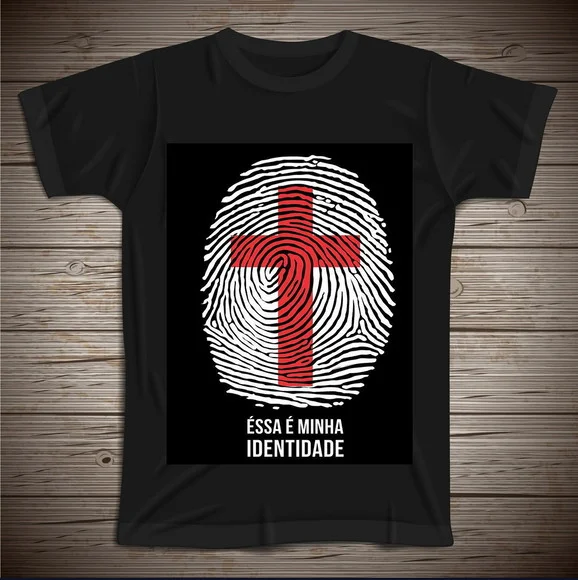 Camiseta Religiosa Essa É Minha Identidade