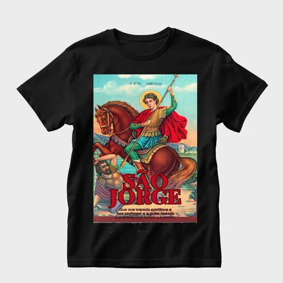 Camiseta Religiosa São Jorge