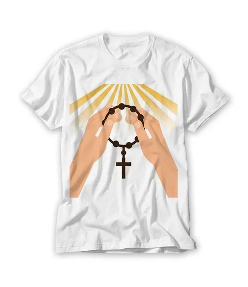 Camiseta Religiosa Terço