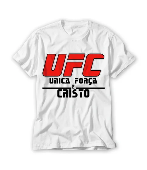 Camiseta Religiosa Única Força é Cristo
