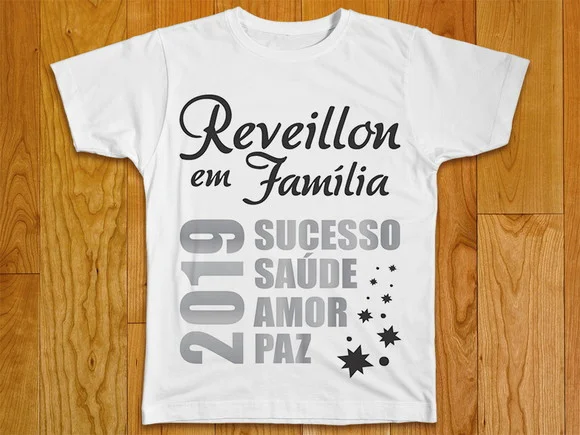 Camiseta Reveillon em Família