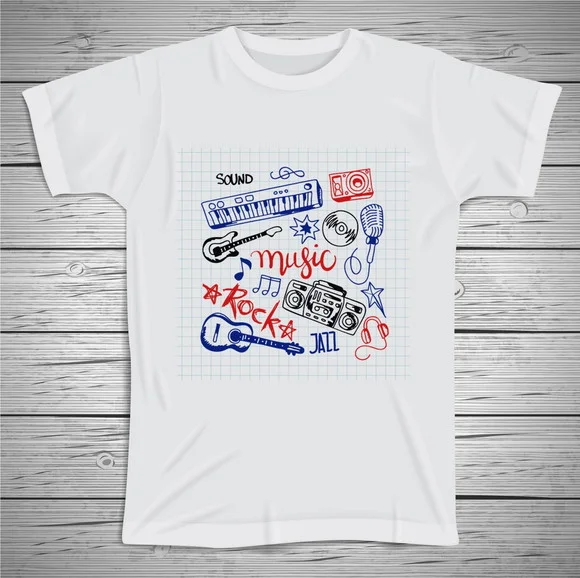 Camiseta Rock Music