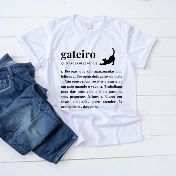 Camiseta Significado de Gateiro