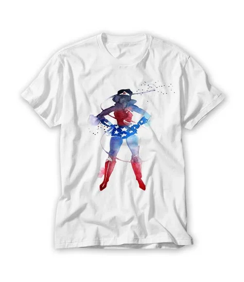 Camiseta Super Heróis-Mulher Maravilha