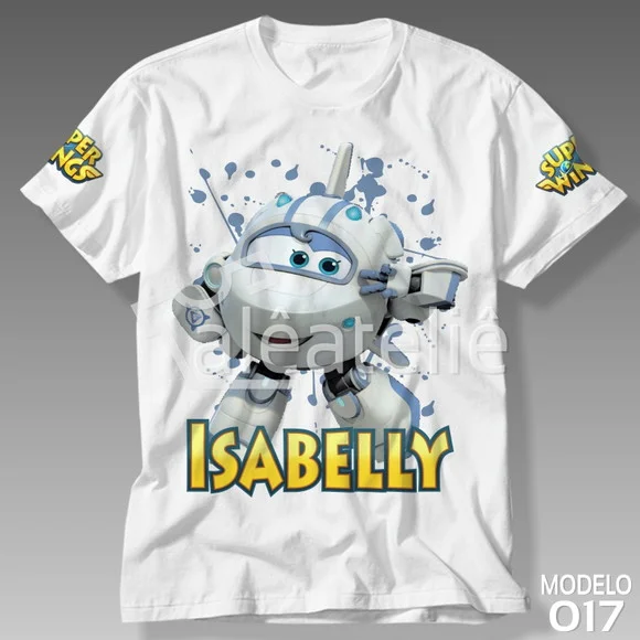 Camiseta Super Wings Astra Personalizada