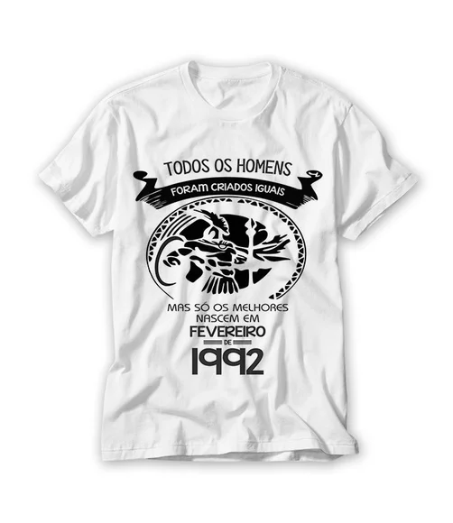 Camiseta Todos Os Homens Foram Criados Iguais