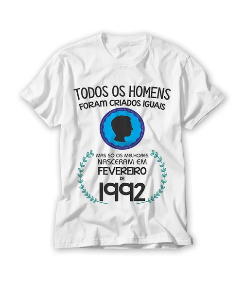 Camiseta Todos Os Homens Foram Criados Iguais