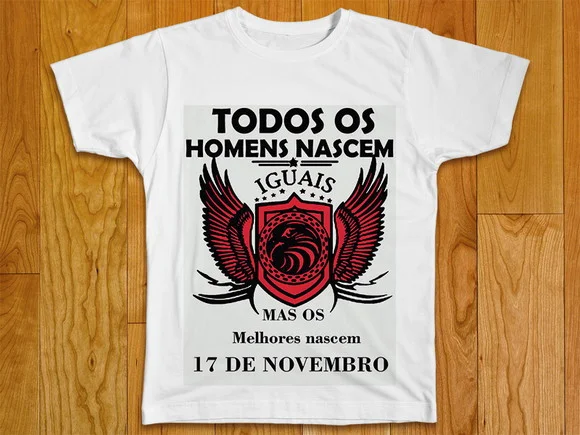 Camiseta Todos Os Homens Nascem Iguais