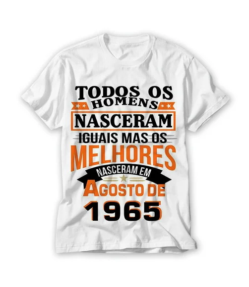 Camiseta Todos Os Homens Nasceram Iguais
