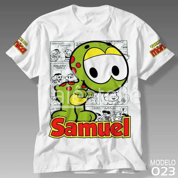 Camiseta Turma da Mônica Horácio Personalizada com Nome