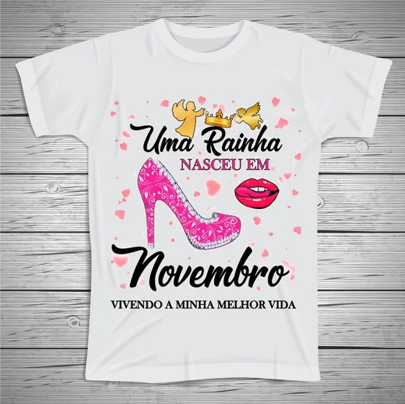Camiseta Uma Rainha Nasceu