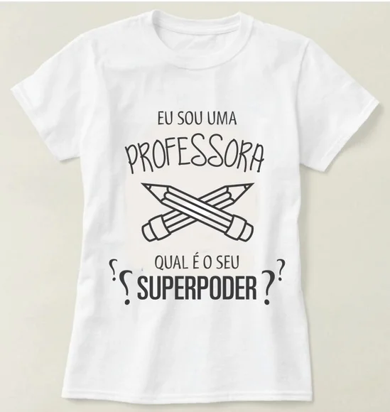 Camiseta Unissex Profissões (Professor)