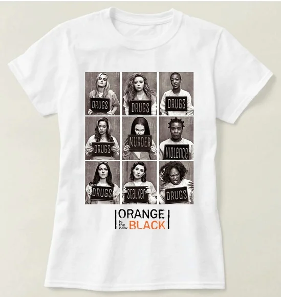 Camiseta Série Orange Black