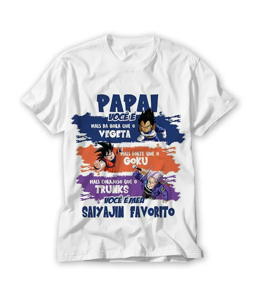 Camiseta Você é Meu Saiyajin Favorito