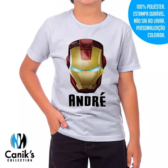 Camisetas Personalizadas Homem de Ferro