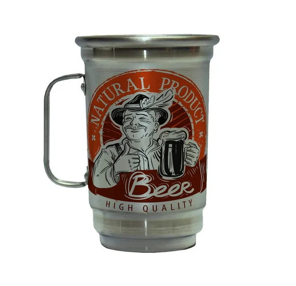 Caneca de Chopp em Alumínio 750 ml