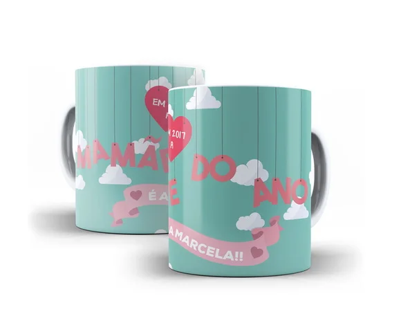 Caneca de Porcelana Mãe do Ano