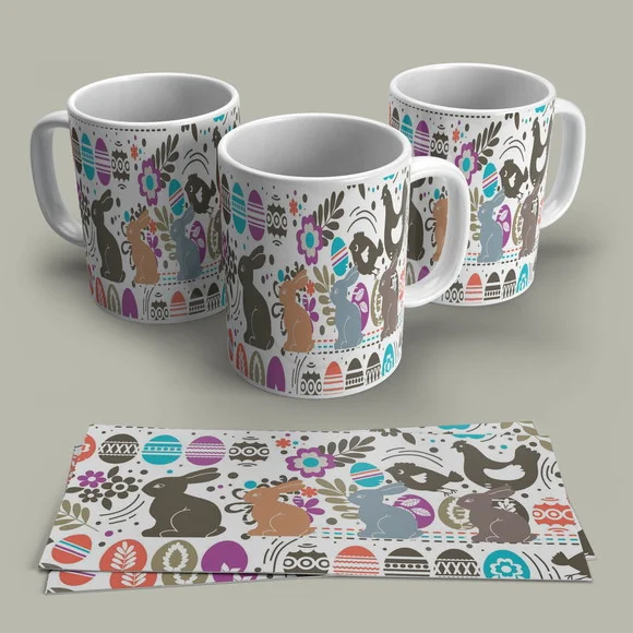 Caneca de Porcelana Páscoa