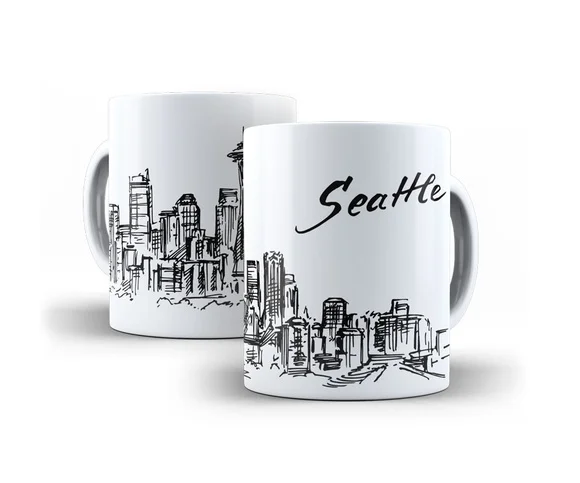 Caneca de Porcelana Seatle