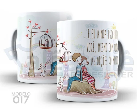 Caneca Dia dos Namorados Eu ainda Escolheria Você