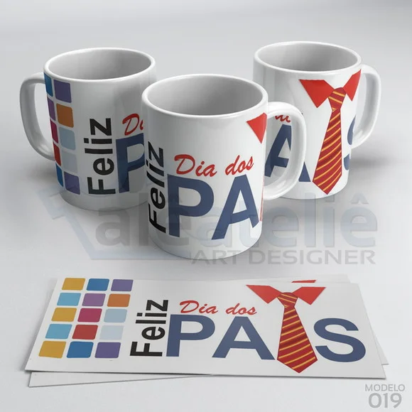 Caneca Dia dos Pais Personalizada - Feliz Dia dos Pais