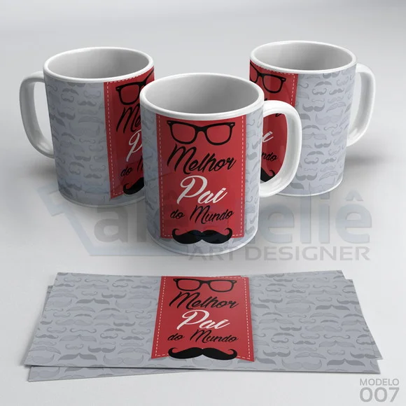 Caneca Dia dos Pais Personalizada - Melhor Pai do Mundo