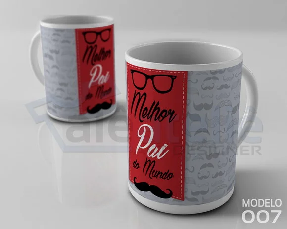 Caneca Dia dos Pais Personalizada - Melhor Pai do Mundo