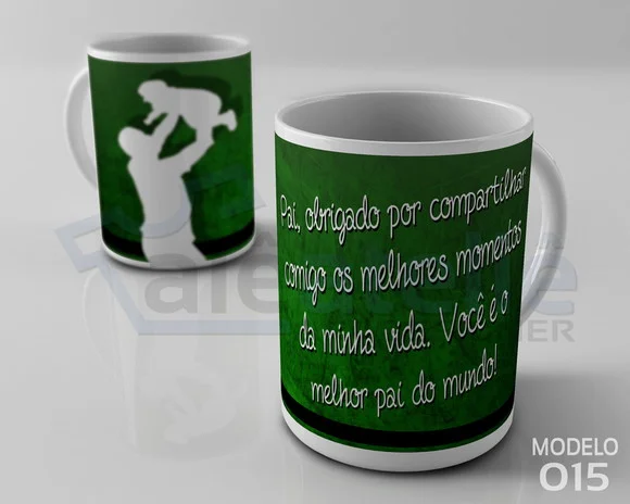 Caneca Dia dos Pais Personalizada - Melhor Papai do Mundo