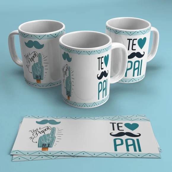 Caneca Dia dos Pais Te Amo Pai
